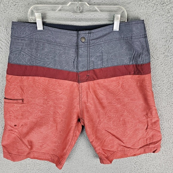 Prana Montericco Board Shorts Style M3MONT114 Men's Size 33 - Picture 1 of 11